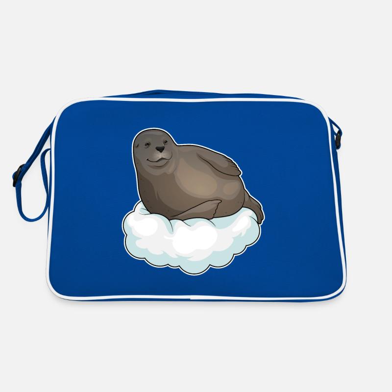 Seal Clouds Retro Bag
