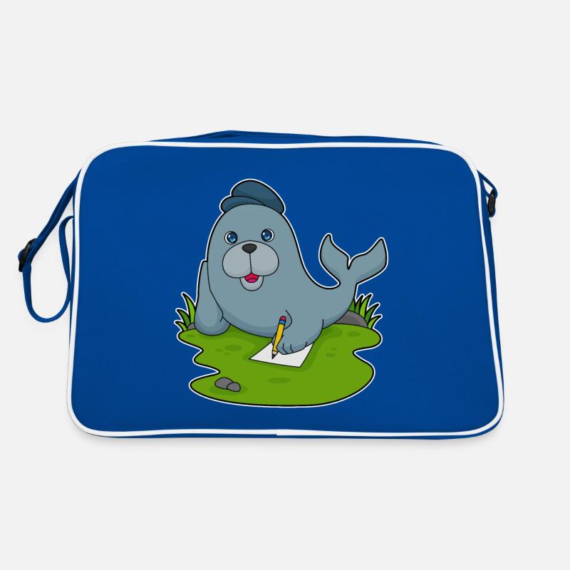 Seal Pencil Paper Retro Bag