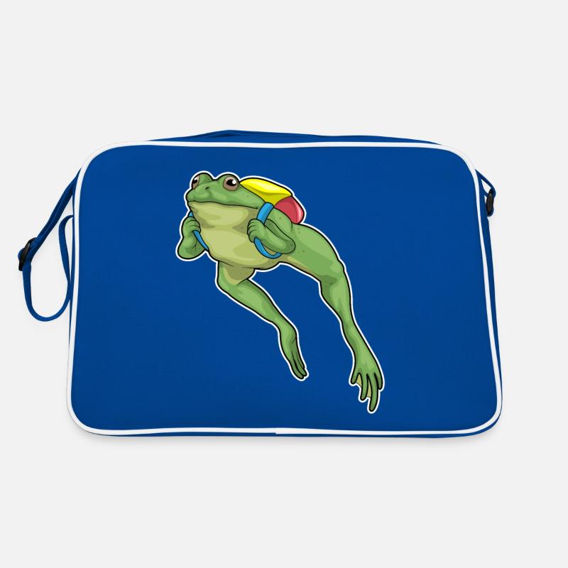 Frosch Wanderer Rucksack Retro Tasche