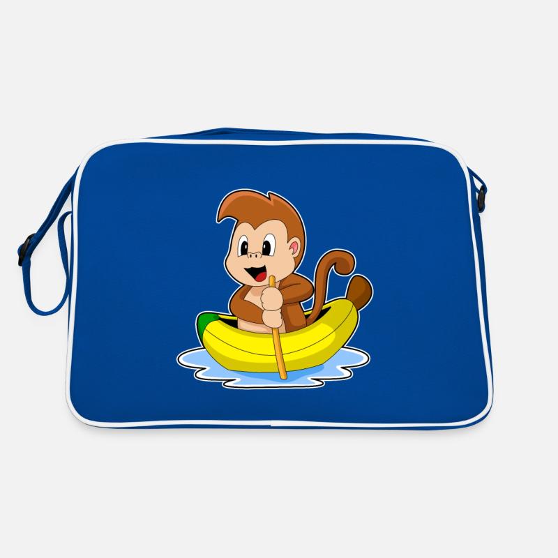 Bateau banane singe Sac Retro