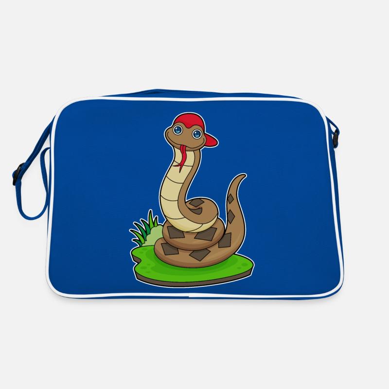 Schlange Cap Retro Tasche
