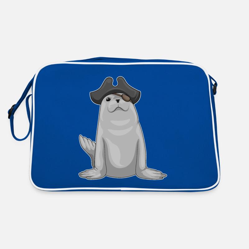Seal Pirate Eye Patch Retro Bag