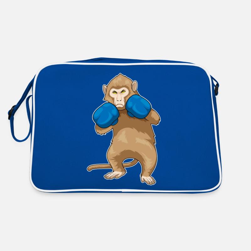 Monkey Boxer Gants de boxe Sport Sac Retro