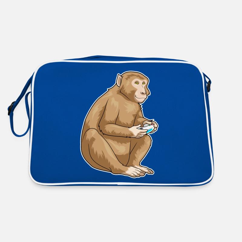 Affe Gamer Controller Retro Tasche