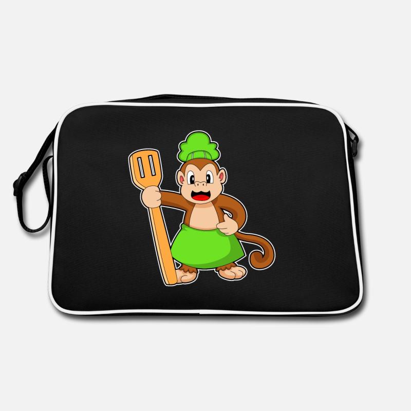 Monkey Cook Spatula Retro Bag