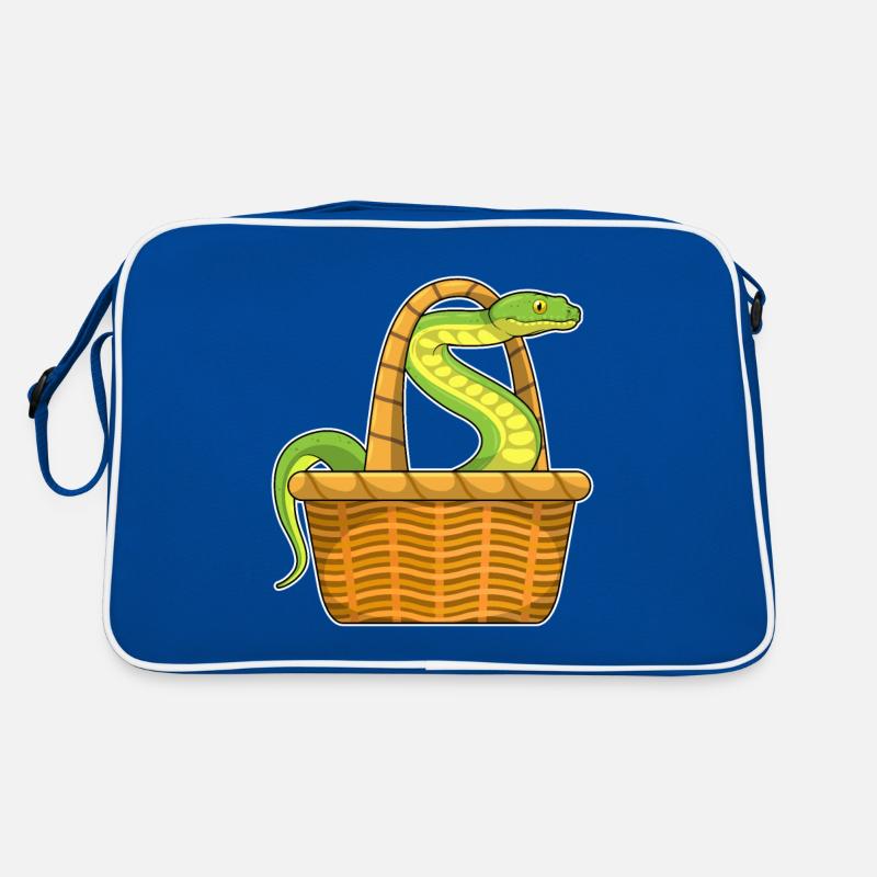 Schlange Korb Retro Tasche