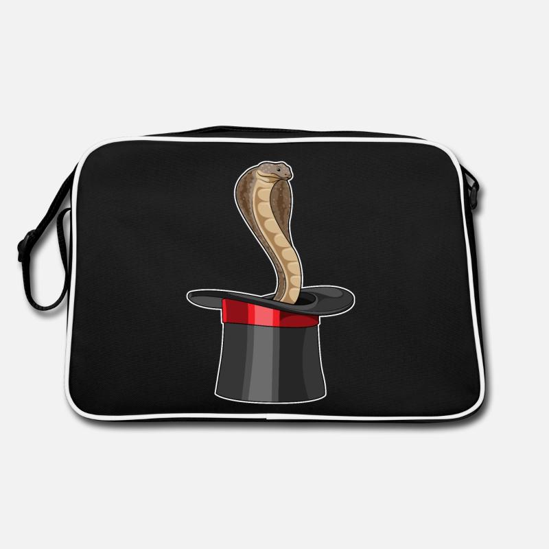 Snake Wizard Cylinder Retro Bag