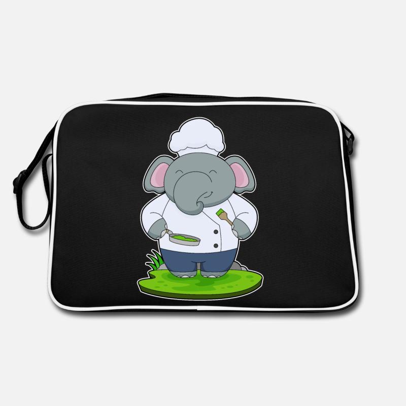 Elephant cooking pan Retro Bag
