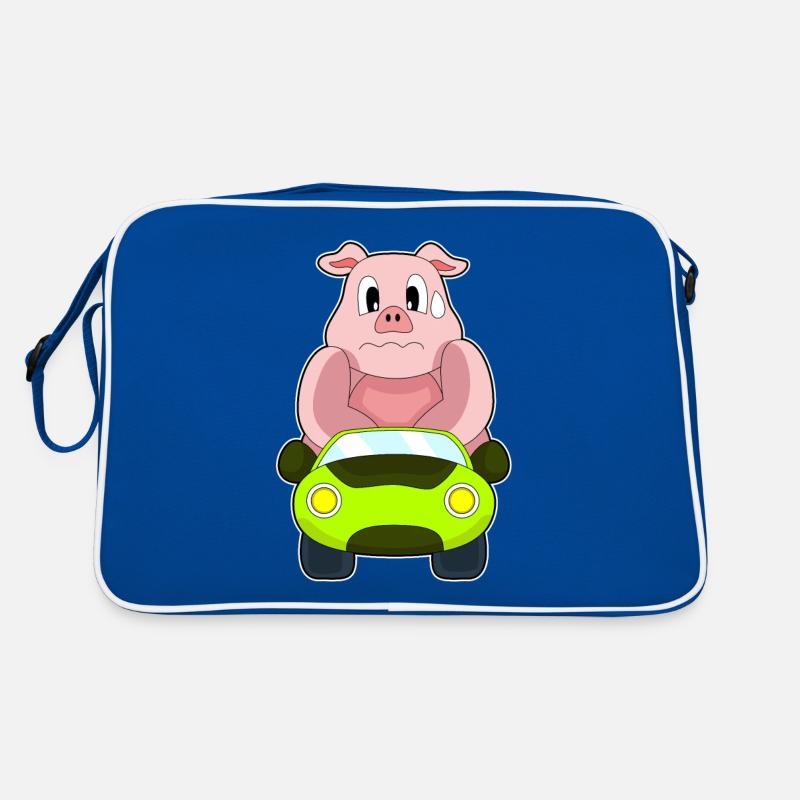 Pig Car Retro Bag
