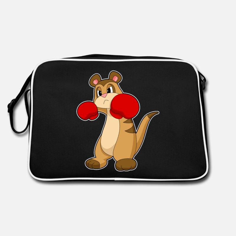 Gants de boxe suricate boxer Sac Retro