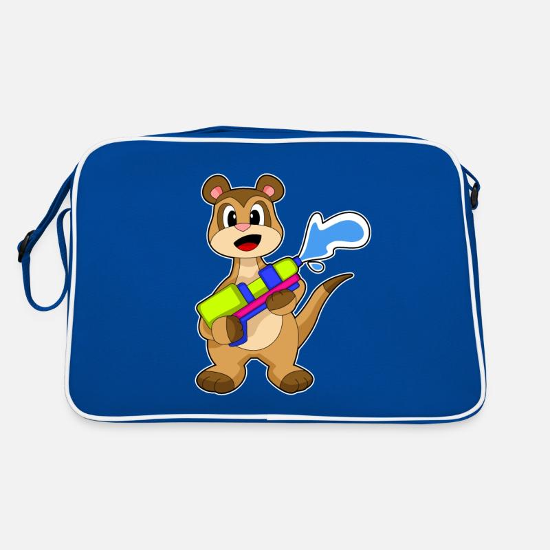 Erdmännchen Wasserpistole Retro Tasche