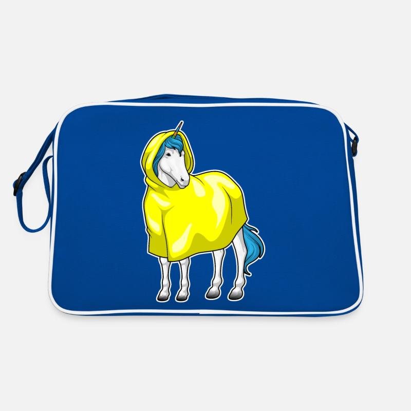 Veste de pluie licorne Sac Retro