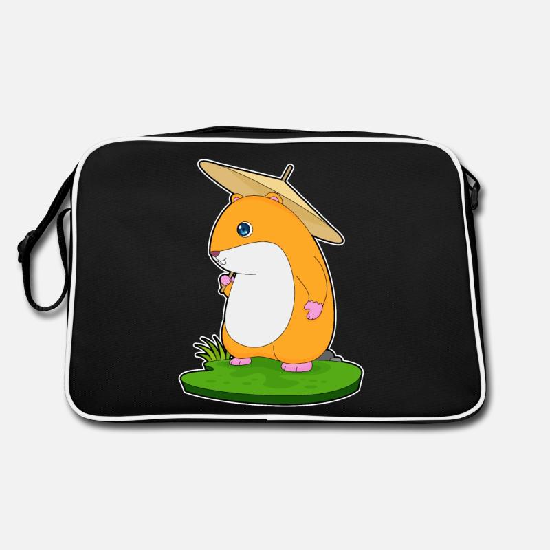 Hamster Regen Regenschirm Retro Tasche