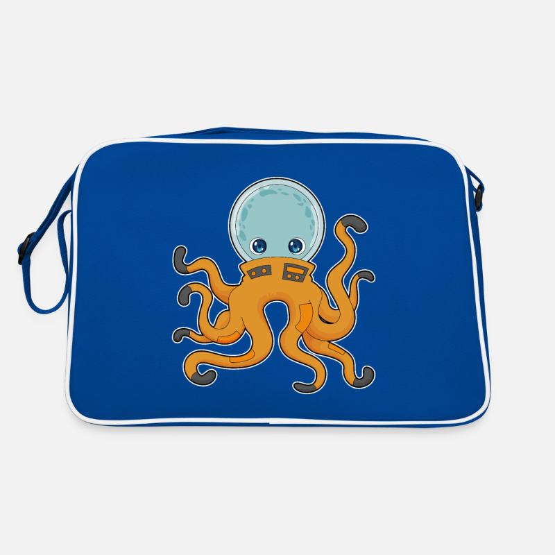 Octopus Astronaut Space Retro Bag
