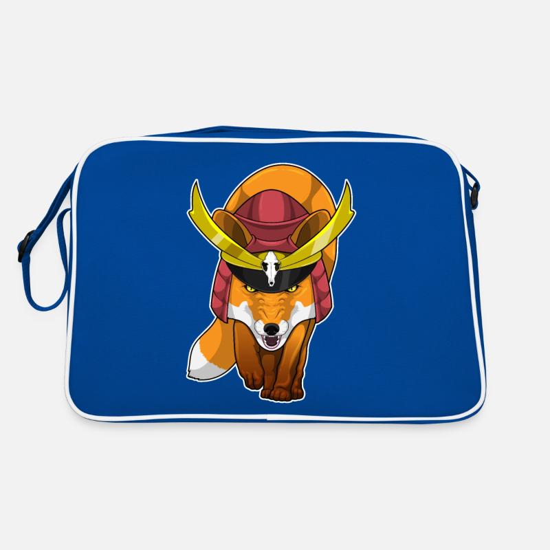 Fuchs Samurai Kampfkunst Retro Tasche