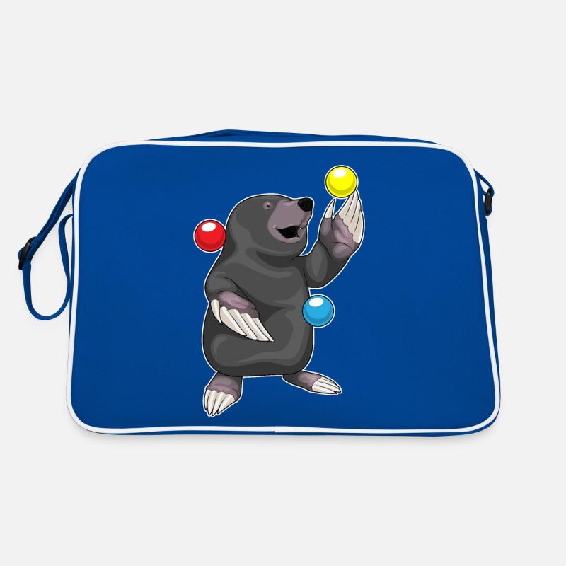 Mole Juggler Juggling Retro Bag