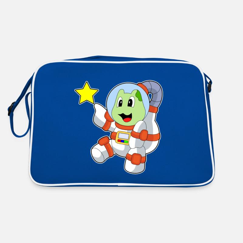 Turtle Astronaut Space Retro Bag