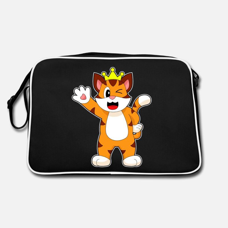 Couronne du Roi Tigre Sac Retro