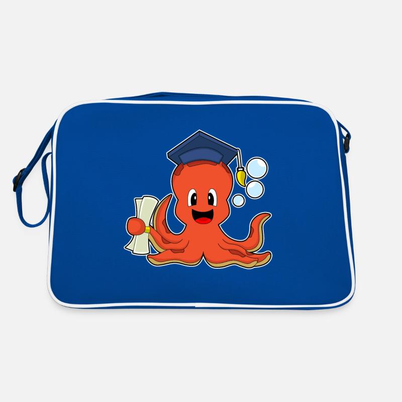 Octopus Student Diploma Retro Bag
