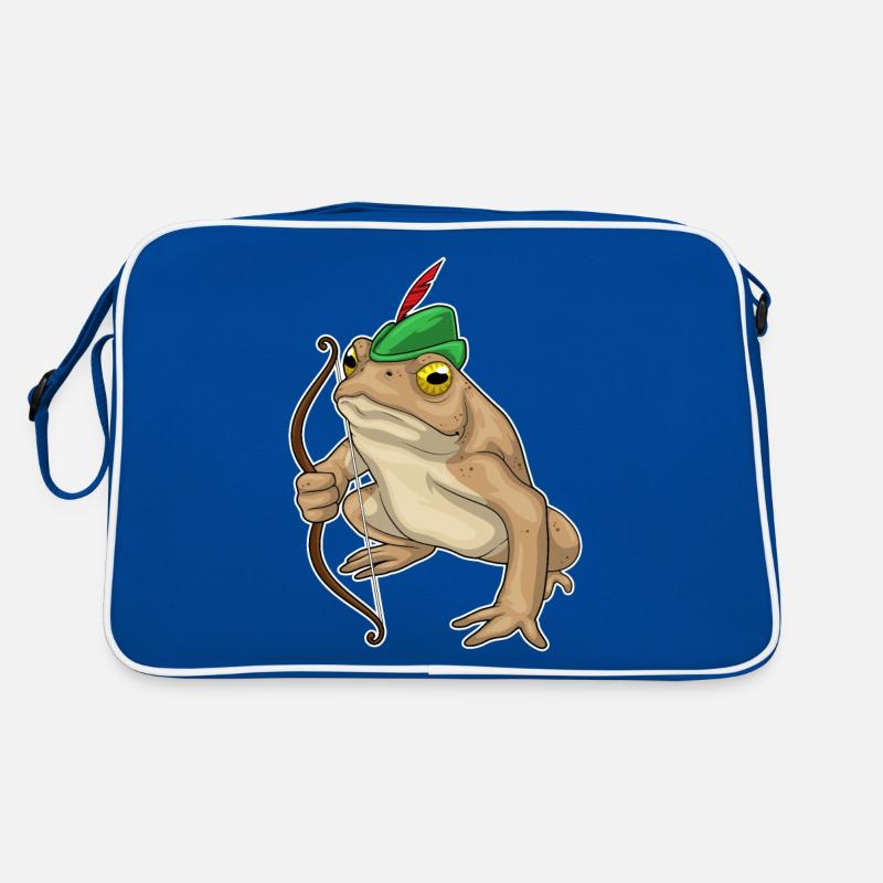 Frosch Bogenschütze Bogen Retro Tasche