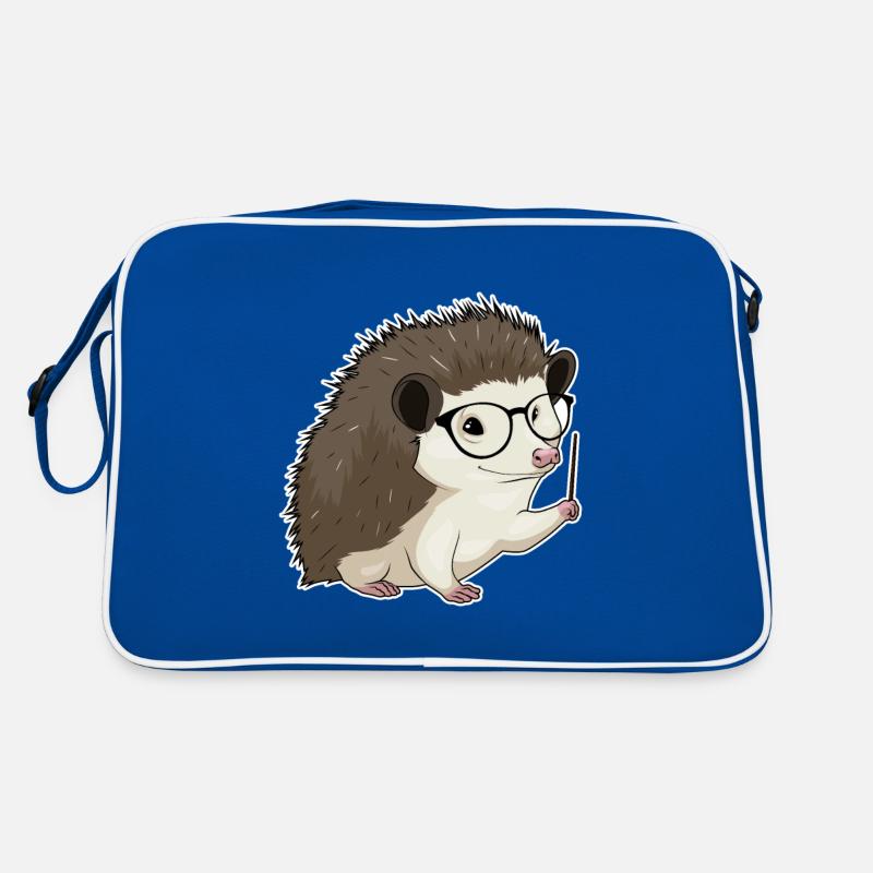 Igel Lehrer Pointer Retro Tasche