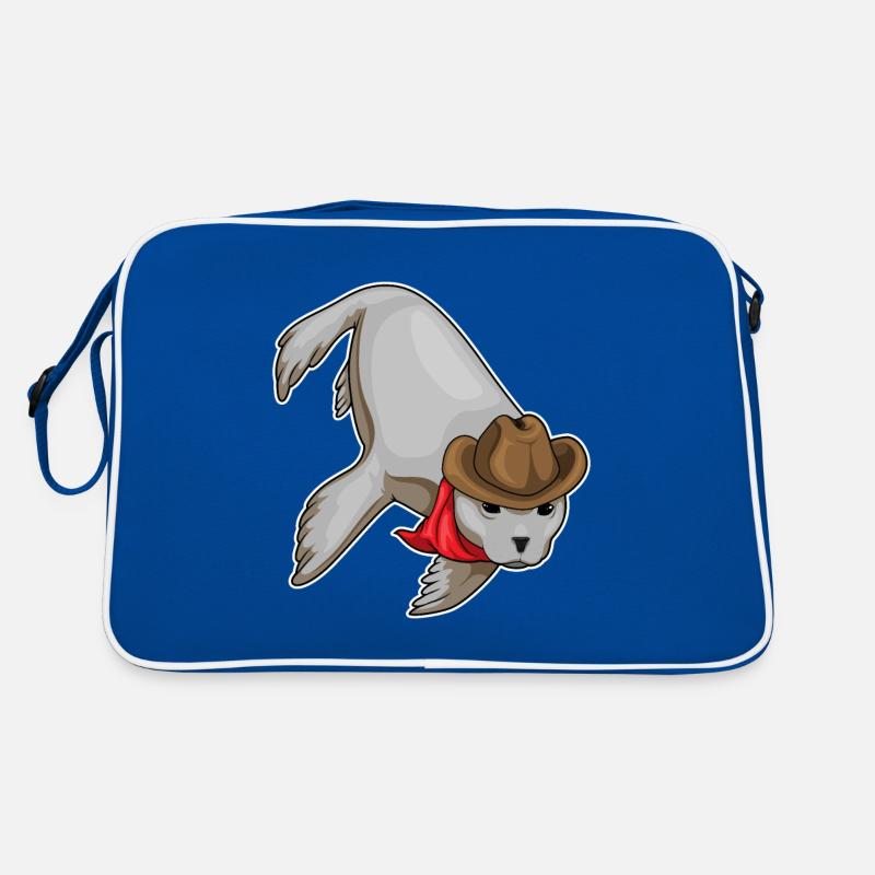 Chapeau de cowboy de phoque Sac Retro