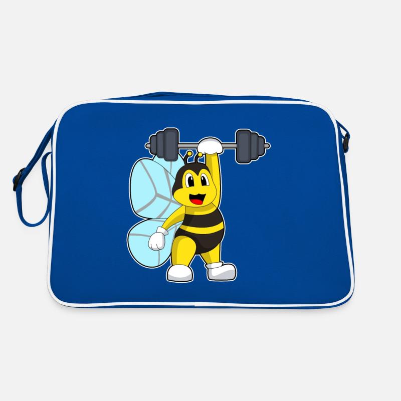 Abeille Musculation Barbell Sac Retro
