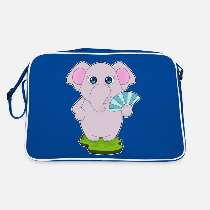 Elephant hand fan Retro Bag
