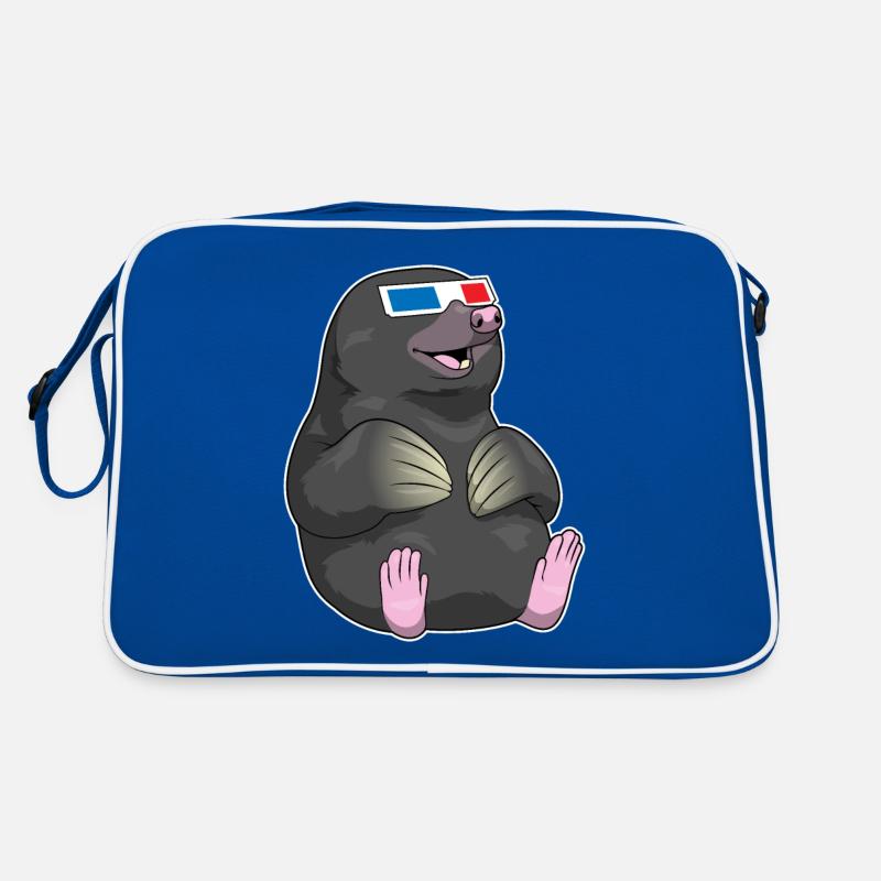 Maulwurf Brille Retro Tasche