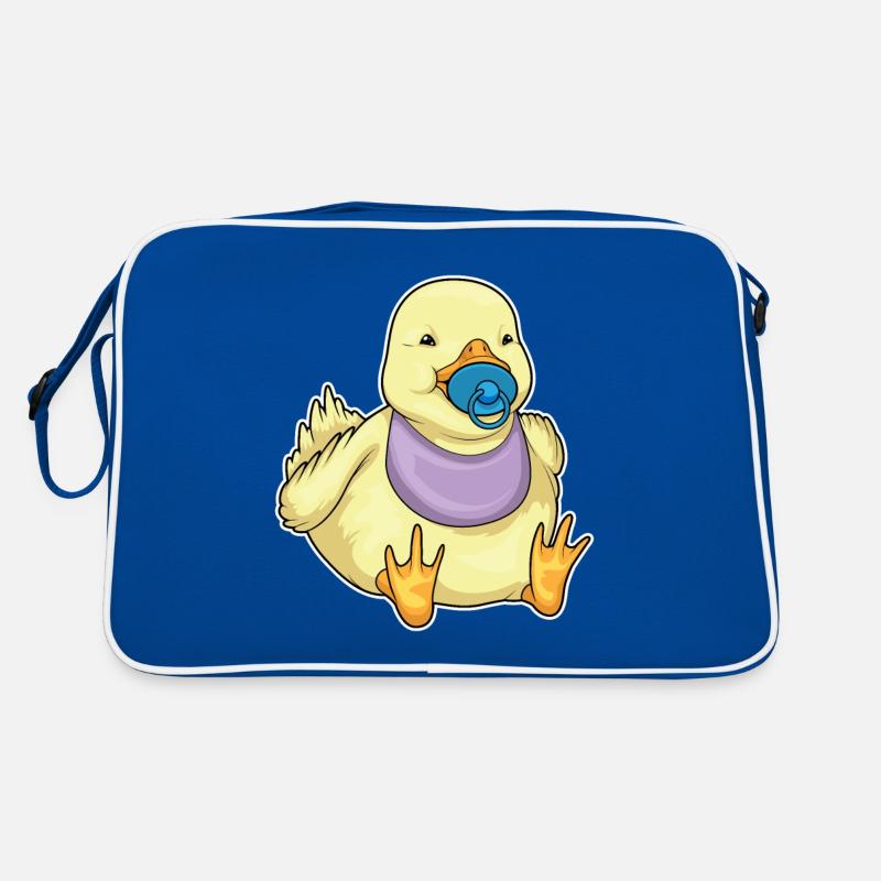 Duck pacifier bib Retro Bag