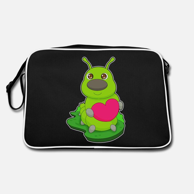 Caterpillar Heart Retro Bag