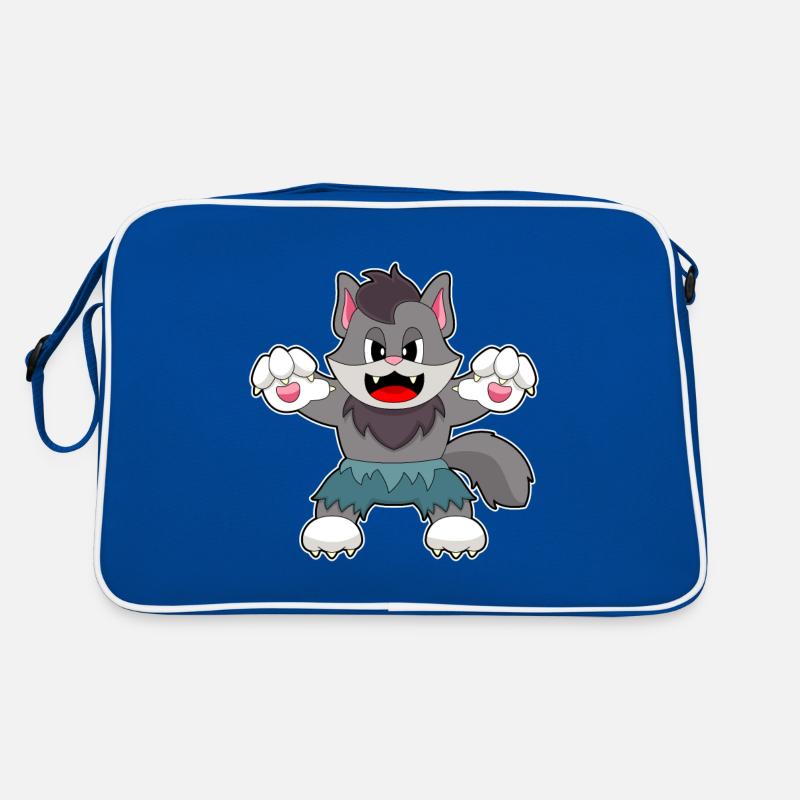 Chat Halloween Sac Retro
