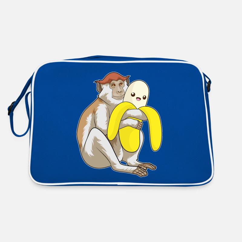 Monkey Cuddly Toy Retro Bag