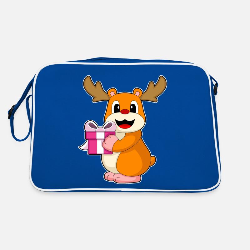 Hamster Christmas Package Retro Bag