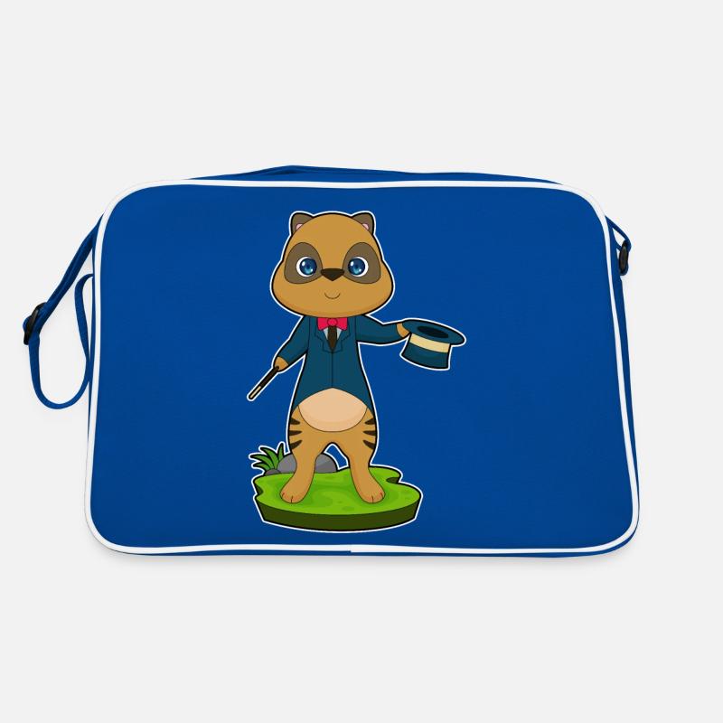 Erdmännchen Zauberer Zauberstab Retro Tasche
