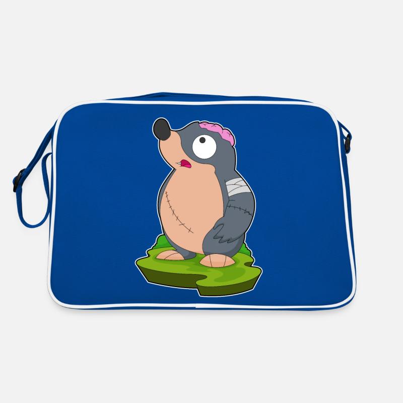 Maulwurf Halloween Zombie Retro Tasche
