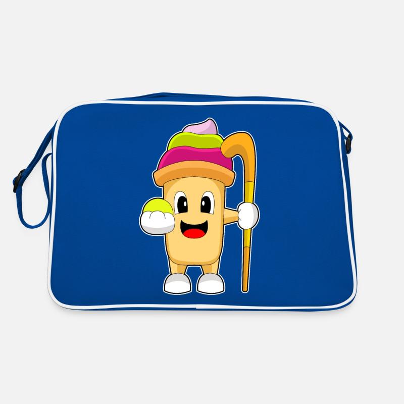 Bâton de hockey sur gazon de crème glacée Sac Retro