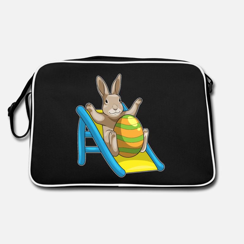 Lapin Pâques Oeuf de Pâques Slide Sac Retro