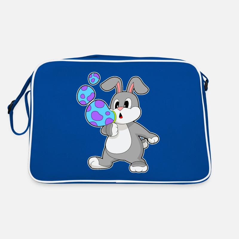Bunny Soap Bubbles Retro Bag