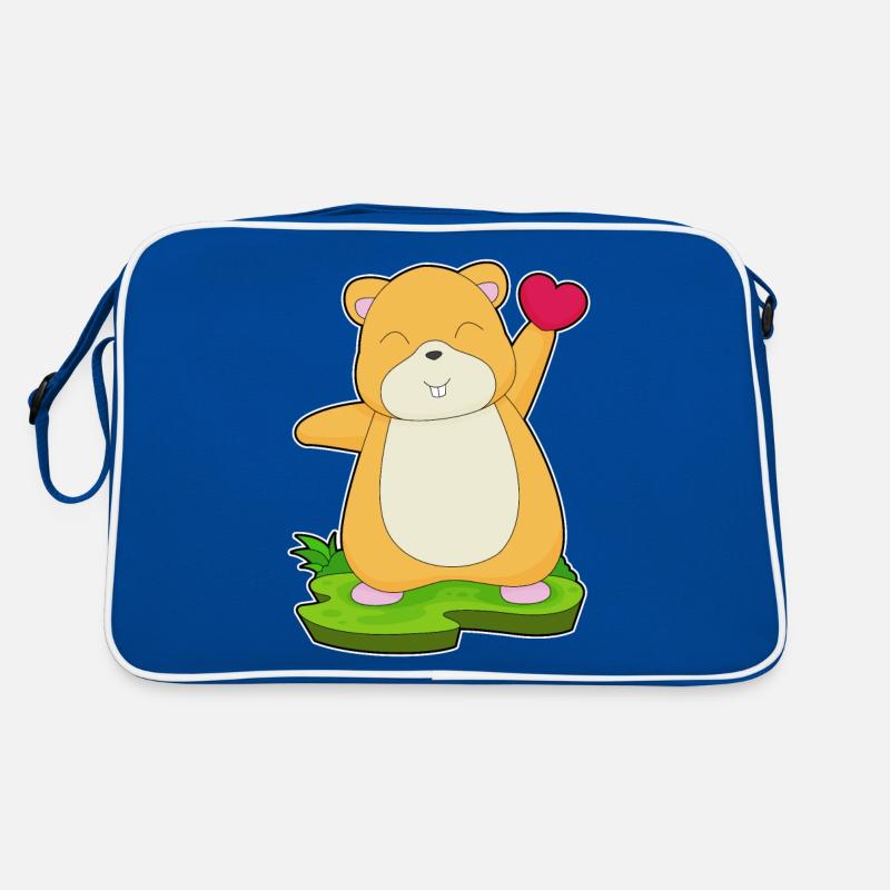 Cœur de hamster Sac Retro