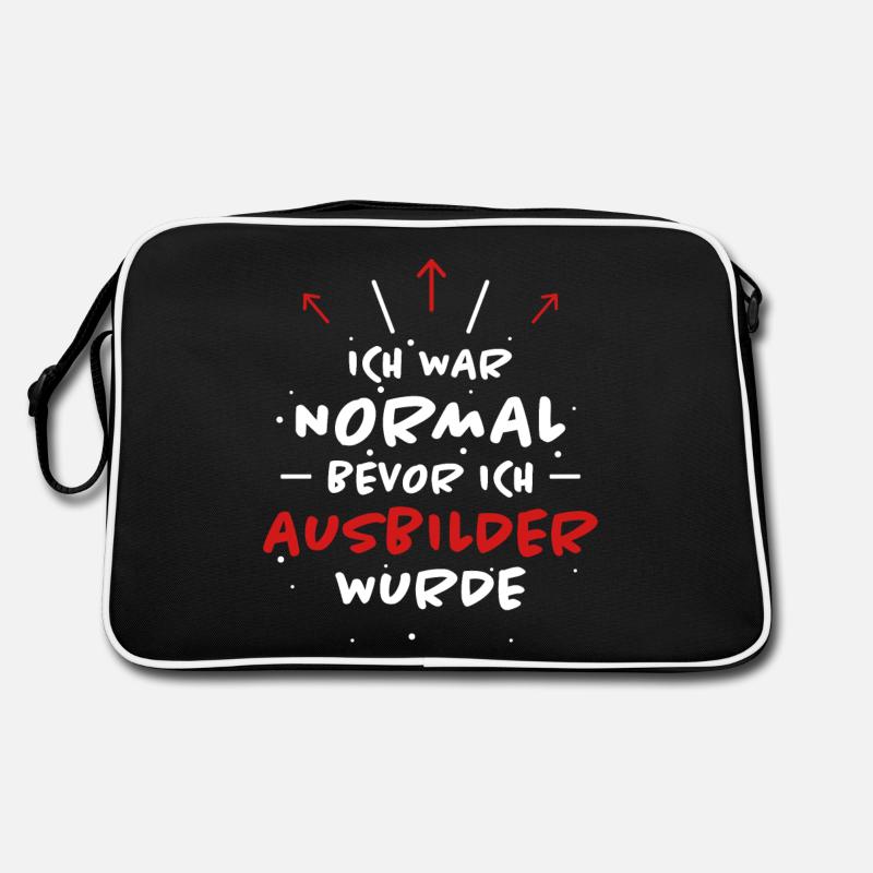 Ausbilder Spruch Beruf Lustiges Ausbilder Geschenk Retro Tasche