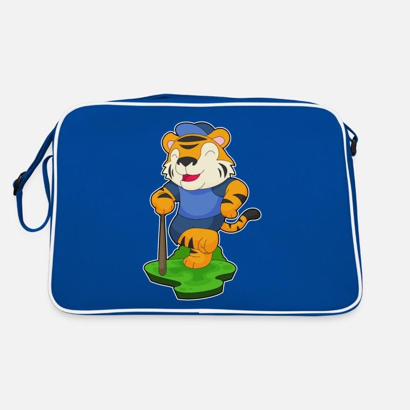 Tiger Baseball Baseball Bat Retro Bag