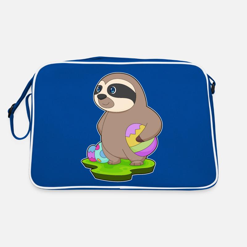 Faultier Ostern Ostereier Retro Tasche