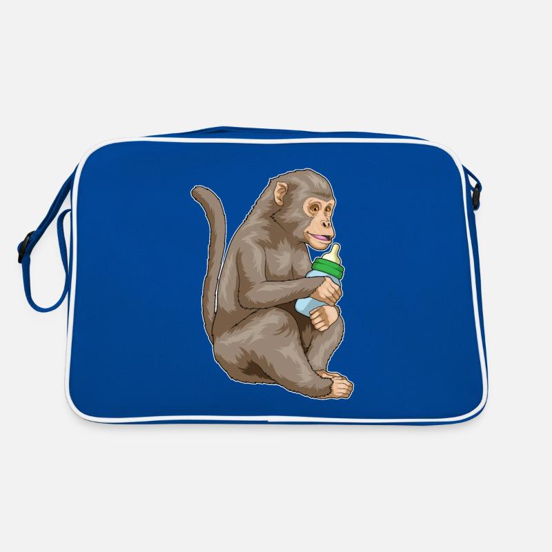 Monkey Baby Bottle Retro Bag