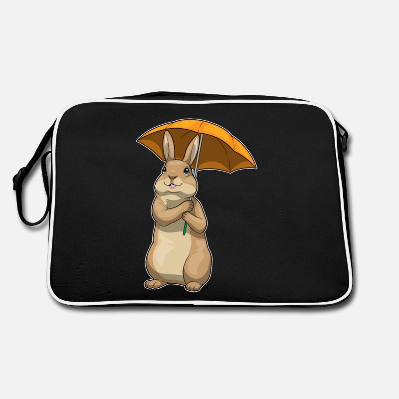 Hase Regen Regenschirm Retro Tasche