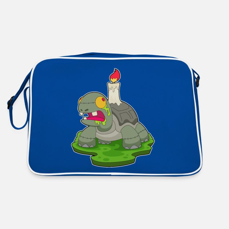 Turtle Halloween Zombie Candle Retro Bag