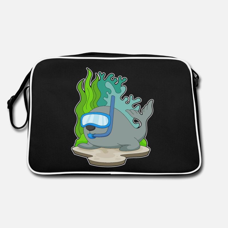 Seal Diver Snorkel Plongée Sac Retro