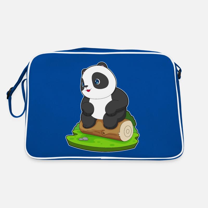 Tronc d’arbre de panda Sac Retro