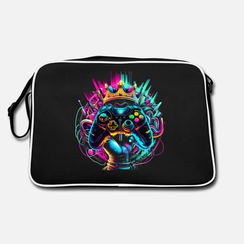 Elite Gaming Hero Controller & Crown Retro Bag