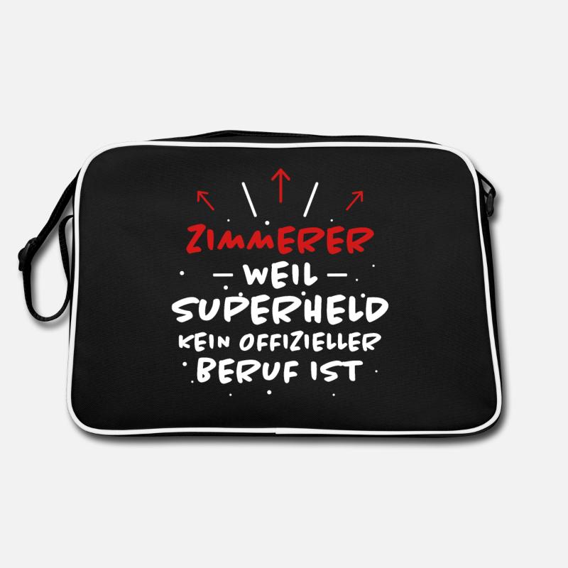 Zimmerer Spruch Zimmermann Witz Zimmerer Geschenk Retro Tasche